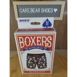 Main and Local ROCK-IT BLACKJACK Boxer Briefs Mens Size MEDIUM 32-34